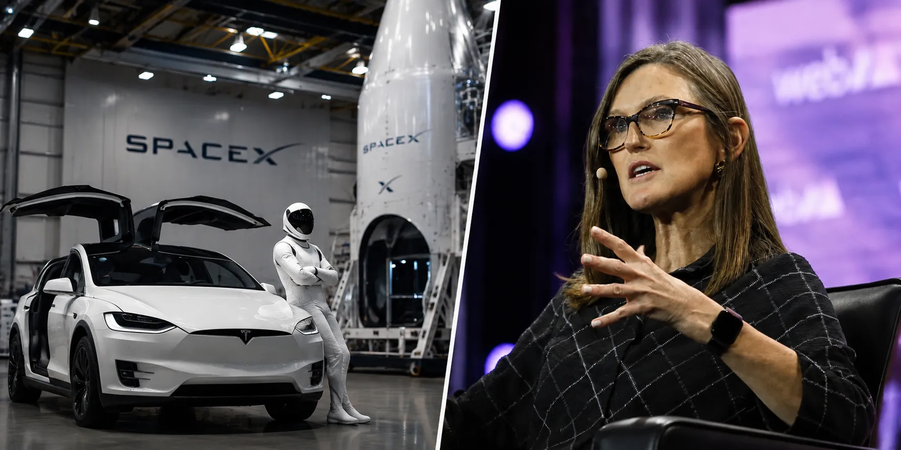 Кэти Вуд усиливает ставку на Tesla и SpaceX